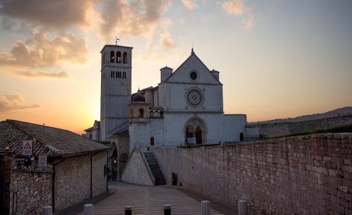 Basiliek van San Francesco in Assisi.