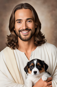 Jezus_met_hondje_Pixabay