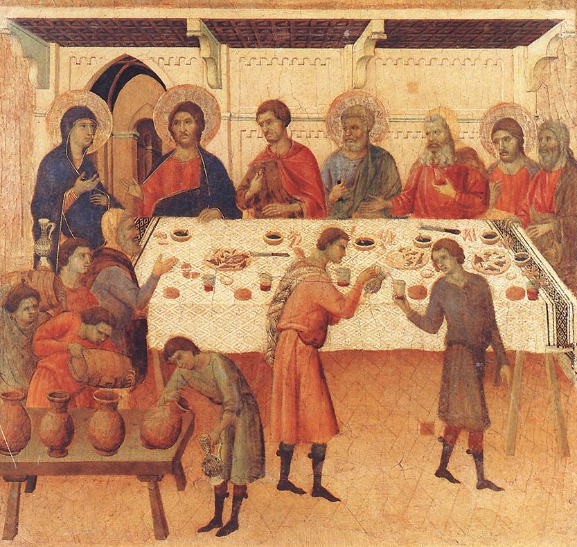 Bruiloft te Kana - Duccio di_Buoninsegna